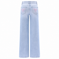 Light Blue-Pink Bow