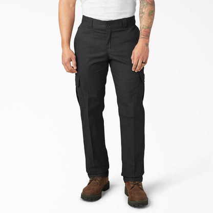 Men's FLEX Regular Fit Cargo Work Pants – Stretch Comfort, Straight Leg & Expandable Pockets