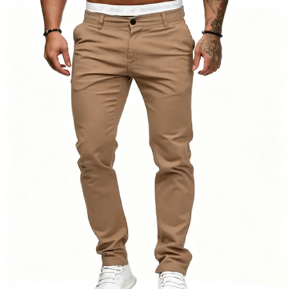✨ Men's Modern Slim-Stretch Trousers – Sleek Fit & All-Day Comfort