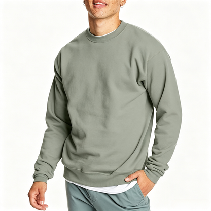 Men's Sweatshirt, EcoSmart Fleece Crewneck Sweatshirt, Big & Tall Available, 1 or 8-Pack