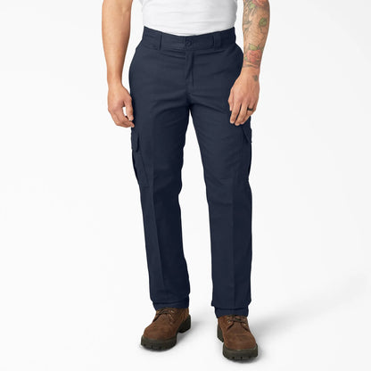 Men's FLEX Regular Fit Cargo Work Pants – Stretch Comfort, Straight Leg & Expandable Pockets