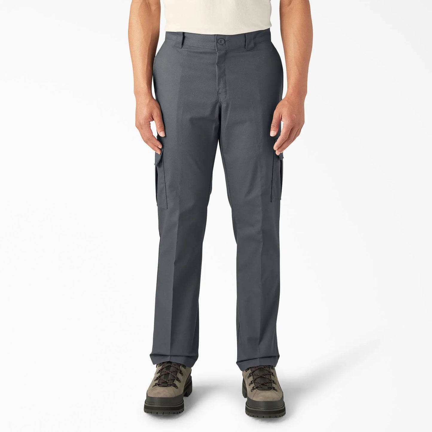 Men's FLEX Regular Fit Cargo Work Pants – Stretch Comfort, Straight Leg & Expandable Pockets