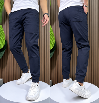 Men's High Stretch Multi-pocket Skinny Cargo Pants