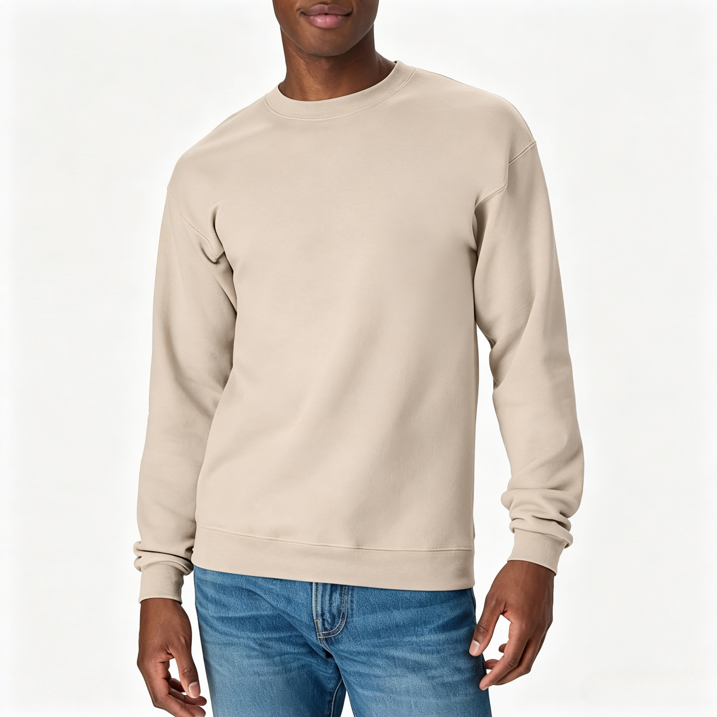 Men's Sweatshirt, EcoSmart Fleece Crewneck Sweatshirt, Big & Tall Available, 1 or 8-Pack