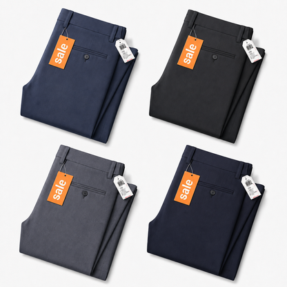 👍🔥Limited-Time Promotion-Stretch Dress Pants No Iron Golf Pants