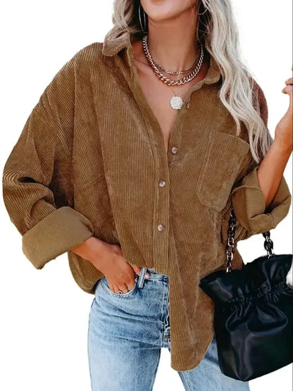 Women's Preppy   Collared Blouse –   Minimalist 80s Style   Button Down Shirt