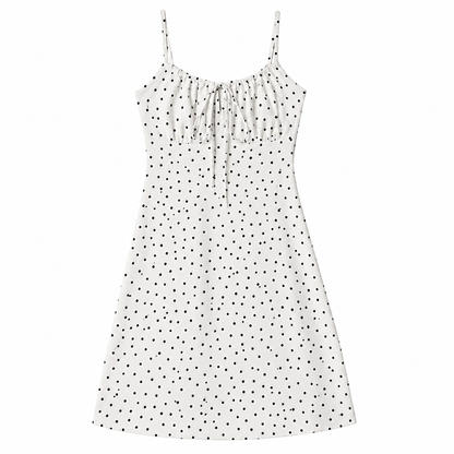 Women's Vintage Floral Slip Dress with Adjustable Straps