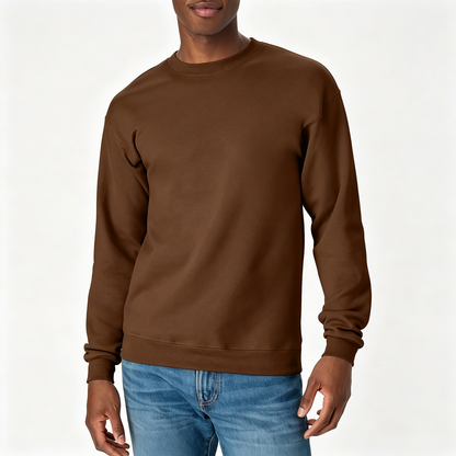 Men's Sweatshirt, EcoSmart Fleece Crewneck Sweatshirt, Big & Tall Available, 1 or 8-Pack