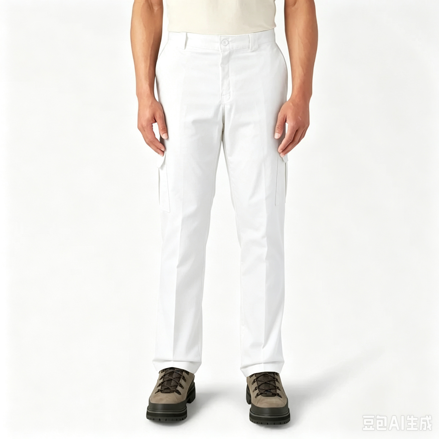 Men's FLEX Regular Fit Cargo Work Pants – Stretch Comfort, Straight Leg & Expandable Pockets