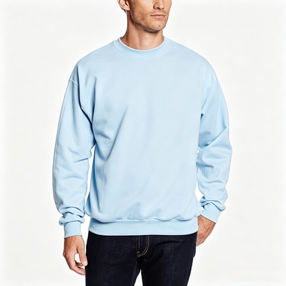 Men's Sweatshirt, EcoSmart Fleece Crewneck Sweatshirt, Big & Tall Available, 1 or 8-Pack