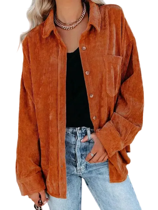 Women's Preppy   Collared Blouse –   Minimalist 80s Style   Button Down Shirt