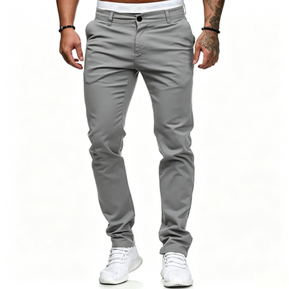 ✨ Men's Modern Slim-Stretch Trousers – Sleek Fit & All-Day Comfort