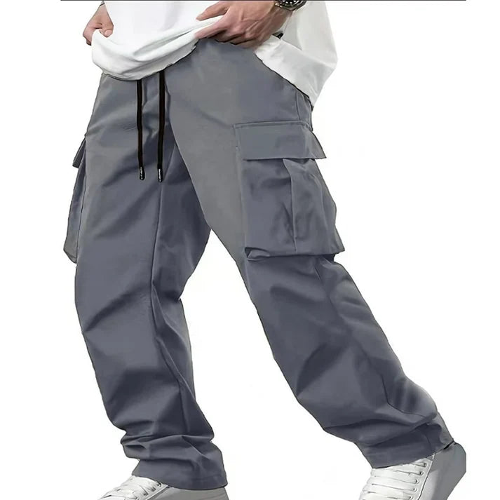 Men's Cargo Pants – Casual Relaxed Fit Multi-Pocket Utility Pants