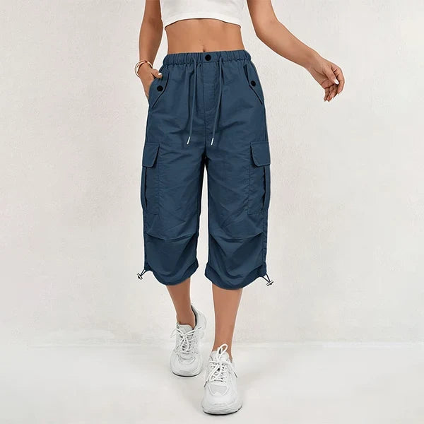 Women's Quick-Dry Cargo Capri Trousers