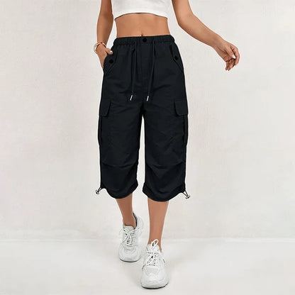 Women's Quick-Dry Cargo Capri Trousers