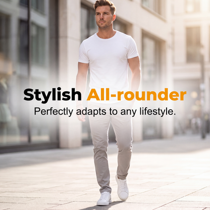 ✨ Men's Modern Slim-Stretch Trousers – Sleek Fit & All-Day Comfort
