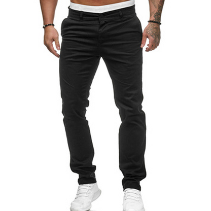 ✨ Men's Modern Slim-Stretch Trousers – Sleek Fit & All-Day Comfort